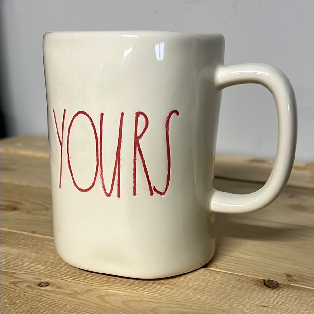 Off White Ceramic “Yours” Mug